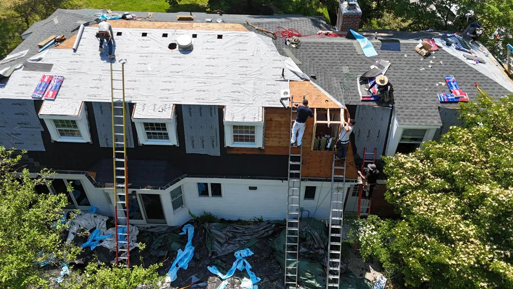 roof leak repair service in Central NJ house
